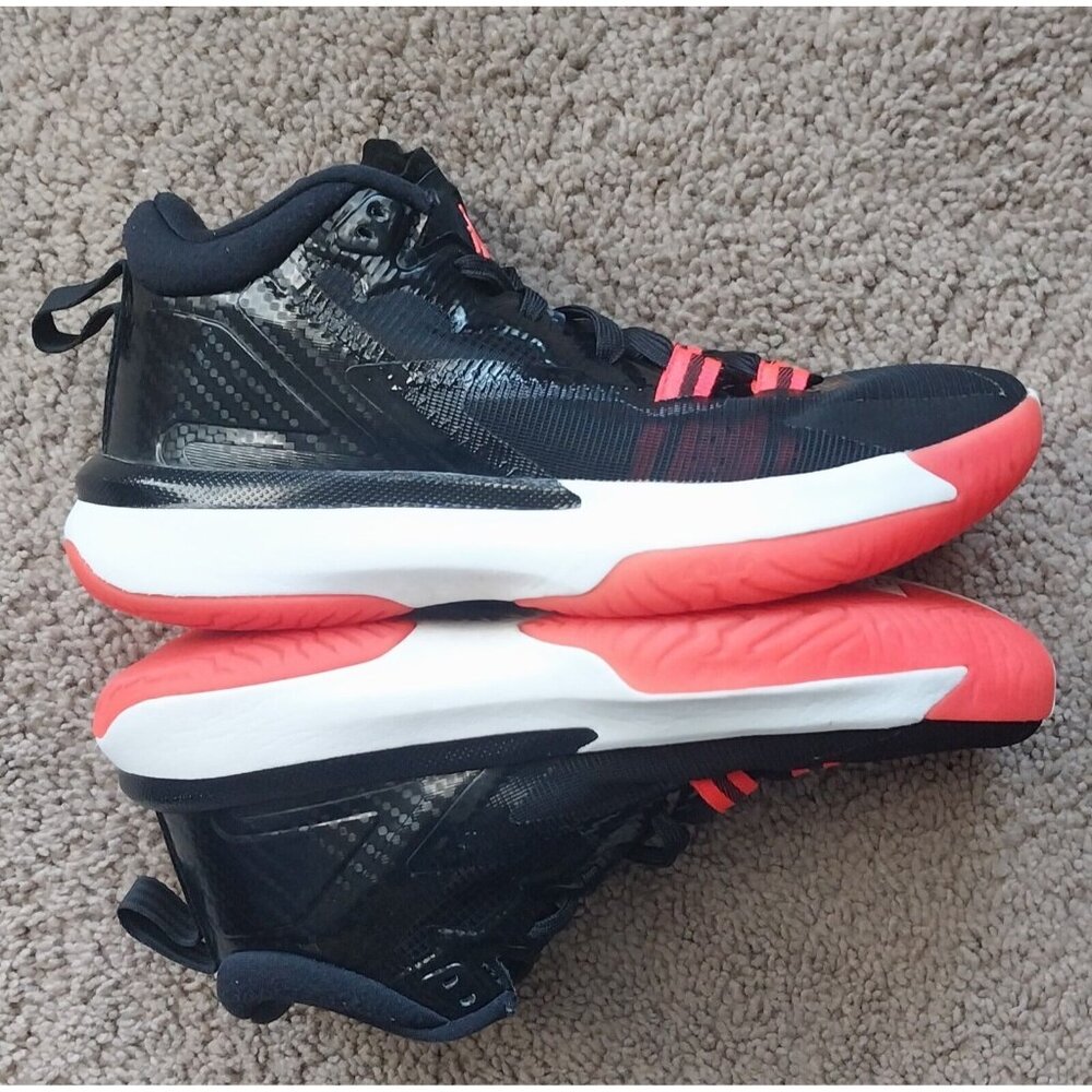 Air Jordan Zion 1 GS Bloodline Shoe Black 5.5Y - Picture 3 of 6